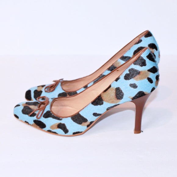 Gianni Bini Leopard Print Heels Size (6) - Picture 5 of 8